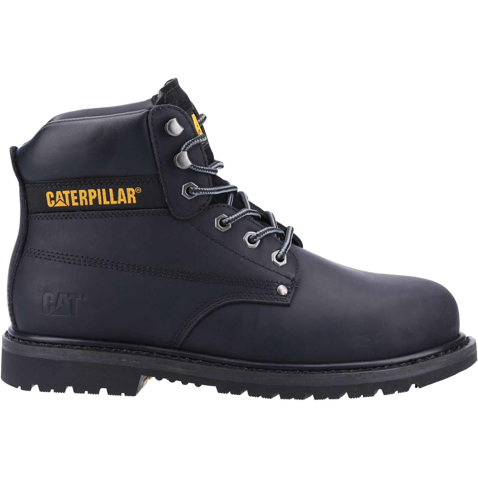 Caterpillar Powerplant St Hro Sra - Mens Work Boots - Black - NZ (967ENKXUG)